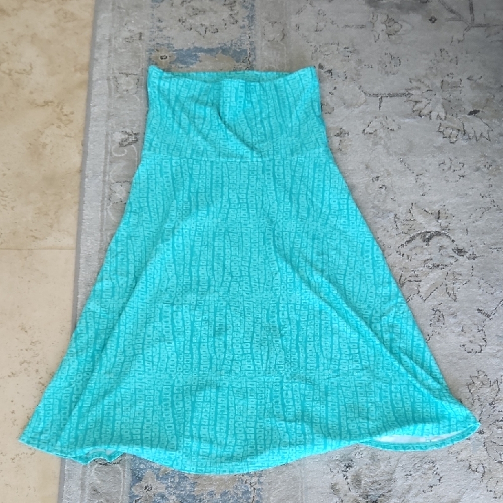 Southwind Apparel Turquoise Maxi Skirt